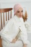 Ellie - Turban En Coton Vieux Rose