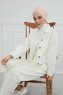 Ellie - Turban En Coton Vieux Rose