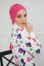 Ellie - Turban En Coton Fuchsia