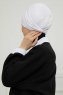 Ellie - Turban En Coton Blanc