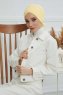 Ellie - Turban En Coton Jaune