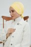 Ellie - Turban En Coton Jaune