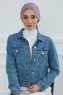Ellie - Turban En Coton Lilac
