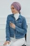 Ellie - Turban En Coton Lilac