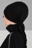 Felicia - Turban En Coton Noir