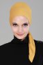 Felicia - Turban En Coton Moutarde