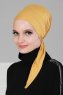Felicia - Turban En Coton Moutarde