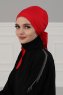 Felicia - Turban En Coton Rouge