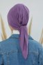 Felicia - Turban En Coton Violet