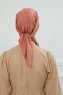 Felicia - Turban En Coton Saumon