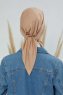 Felicia - Turban En Coton Sand