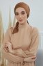 Felicia - Turban En Coton Caramel