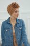 Kerstin - Turban En Coton Marron Clair
