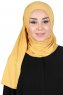 Sigrid - Hijab Coton Moutarde - Ayse Turban