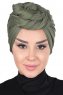 Sigrid - Hijab Coton Kaki - Ayse Turban