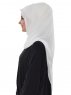 Evelina - Hijab Pratique Blanc Cassé - Ayse Turban