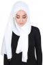 Joline - Hijab Chiffon Premium Blanc