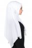 Joline - Hijab Chiffon Premium Blanc