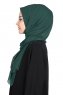 Joline - Hijab Chiffon Premium Vert Foncé