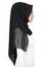 Joline - Hijab Chiffon Premium Noir