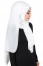 Joline - Hijab Chiffon Premium Blanc Cassé