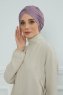 Fiona - Turban En Coton Lilac