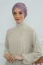 Fiona - Turban En Coton Lilac