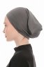 Emine - Bonnet Hijab Gris Foncé
