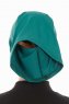 Emine - Bonnet Hijab Vert Foncé