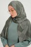 Nurgul - Hijab À motifs Vert
