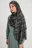 Tansu - Hijab À motifs Noir