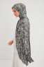 Gulya - Hijab À motifs Gris