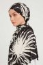 Ezmeray - Hijab À motifs Noir