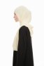 Farah - Hijab Jersey Creme