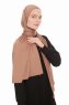 Farah - Hijab Jersey Marron Clair