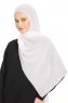Chiffon Hijab - Blanc