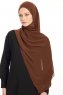 Chiffon Hijab - Marron