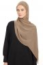 Chiffon Hijab - Taupe Foncé