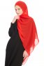 Chiffon Hijab - Rouge