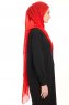 Chiffon Hijab - Rouge