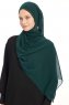 Chiffon Hijab - Vert Foncé