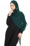 Chiffon Hijab - Vert Foncé
