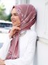 Abira - Hijab à Motifs Rose Foncé - Sal Evi