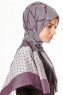 Alev - Hijab A Motifs Violet