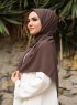 Alida - Hijab Coton Marron - Mirach