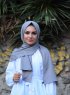 Alida - Hijab Coton Gris - Mirach