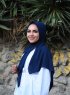 Alida - Hijab Coton Bleu Marin - Mirach