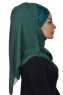 Alva - Hijab & Bonnet Pratique Vert Foncé