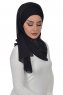 Alva - Hijab & Bonnet Pratique Noir