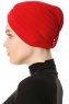 Arwa - Turban Crepe Chiffon Rouge - Sehr-i Sal